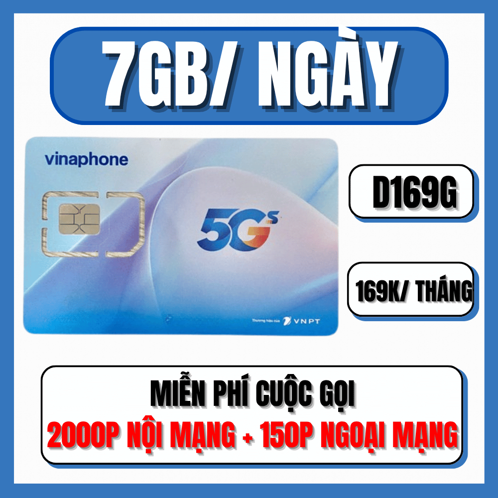 Sim Vinaphone 4G 5G Đăng Ký Các Gói VD90 BIG120 D169G Phí Duy Trì Cực Rẻ Mạng Tốc Độ Cao Cực Khỏe Nghe Gọi Thả Ga | FREESHIP - CHƯA KÍCH HOẠT