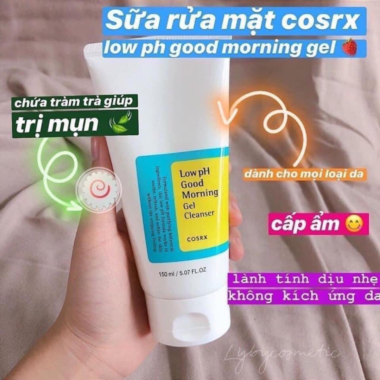 Srm Cosrx Xanh ( CHO DA MỤN )