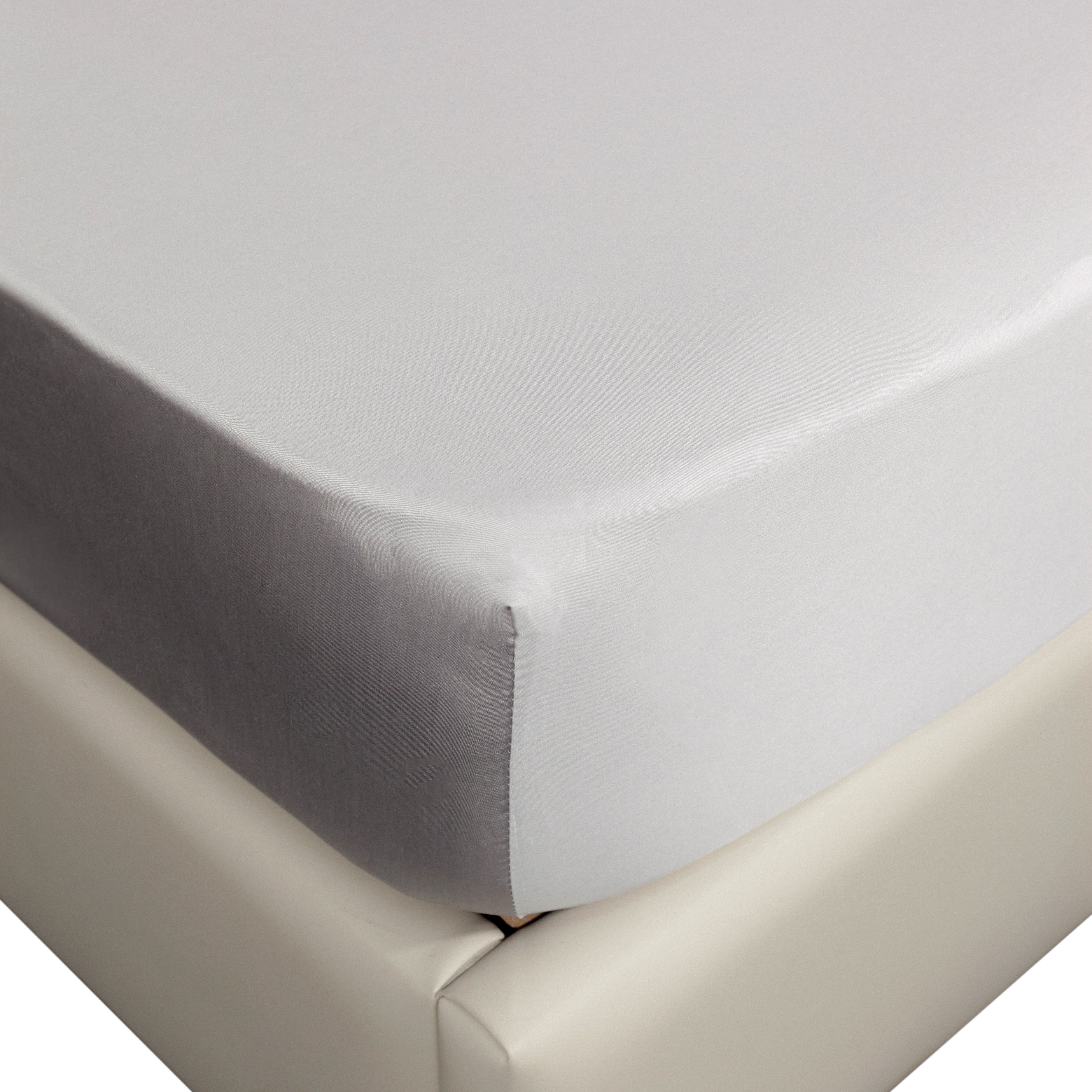 Ga Giường Lụa Tencel 60s Gòn Bedding Cao Cấp Bo Thun Màu Trơn Kích thước 1m 1m2 1m4 2m 2m2