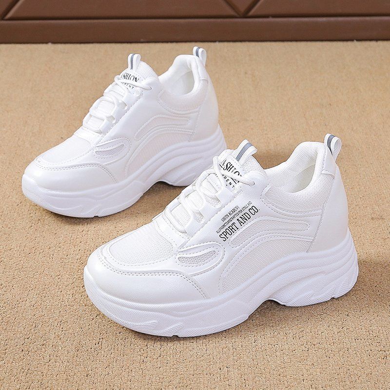 giày thể thao nữ độn đế 15cm giày dép đây GDD7 giày sneaker nữ độn đế 15cm hack chiều cao siêu bền đ