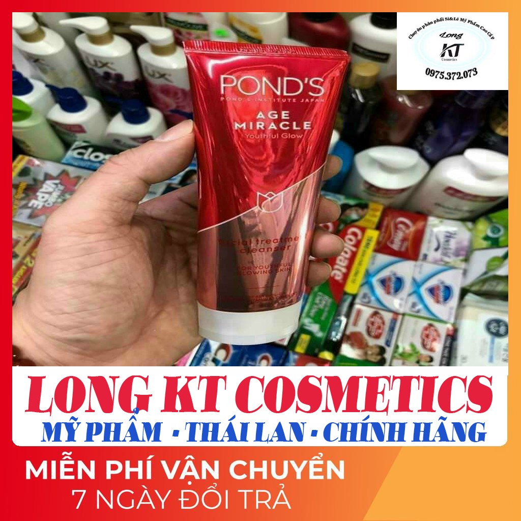 [Hàng Chính Hãng - Giá Sĩ - Miễn Ship] Sữa Rửa Mặt Ponds 100G(Ponds Đỏ) Chống Lão Hóa Dathái Lan Sữa Rửa Mặt Làm Sáng Da Ponds White Beauty 100G Loại Bỏ Hiệu Quả Lớp Bã Nhờn Và Bụi Bẩn Từ Sâu Bên Trong Lỗ Chân Lông