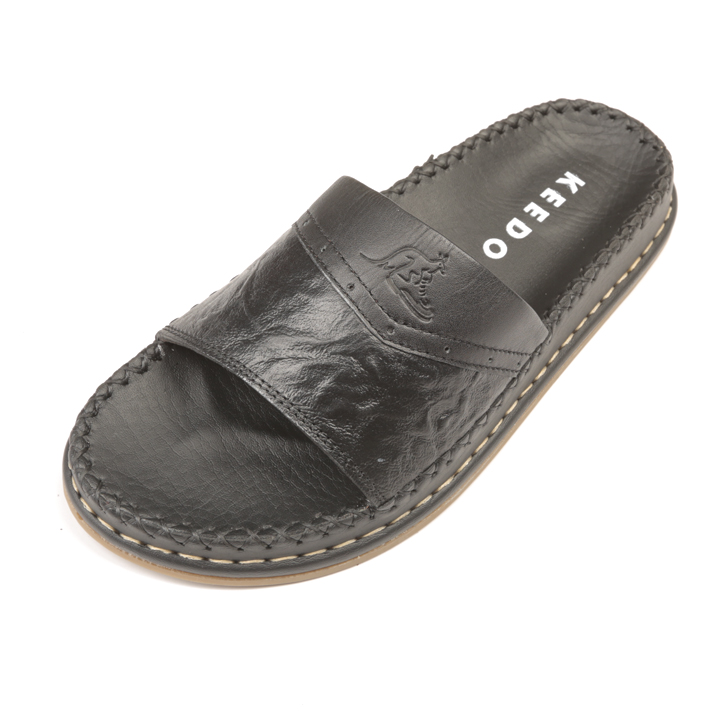 Dép nam chữ H cao cấp da bò thật KEEDO TL-710