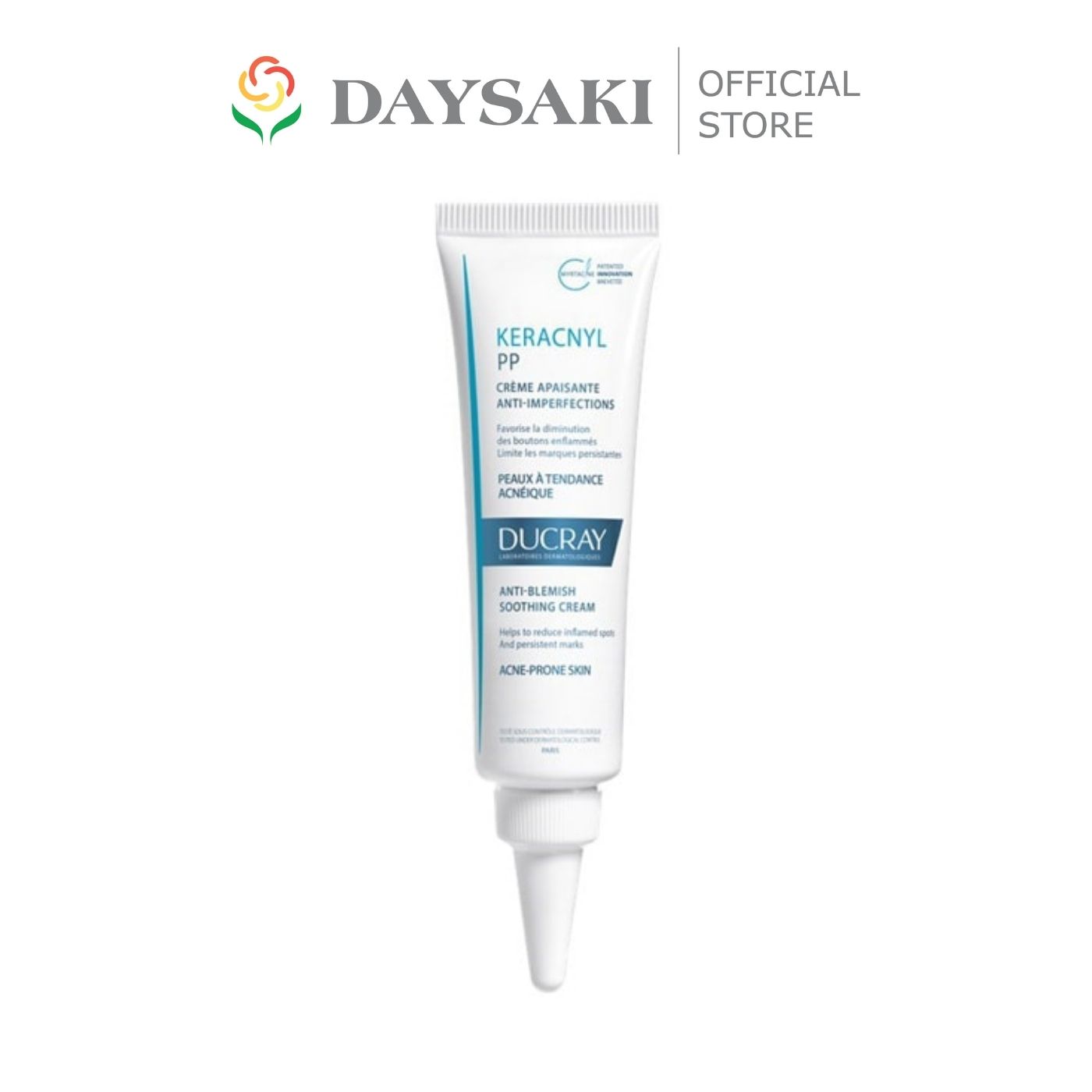 [Hcm]Ducray Kem Dưỡng Dành Cho Da Nhờnmụn Kerac Pp Anti - Blemish Soothing Cream (30Ml)