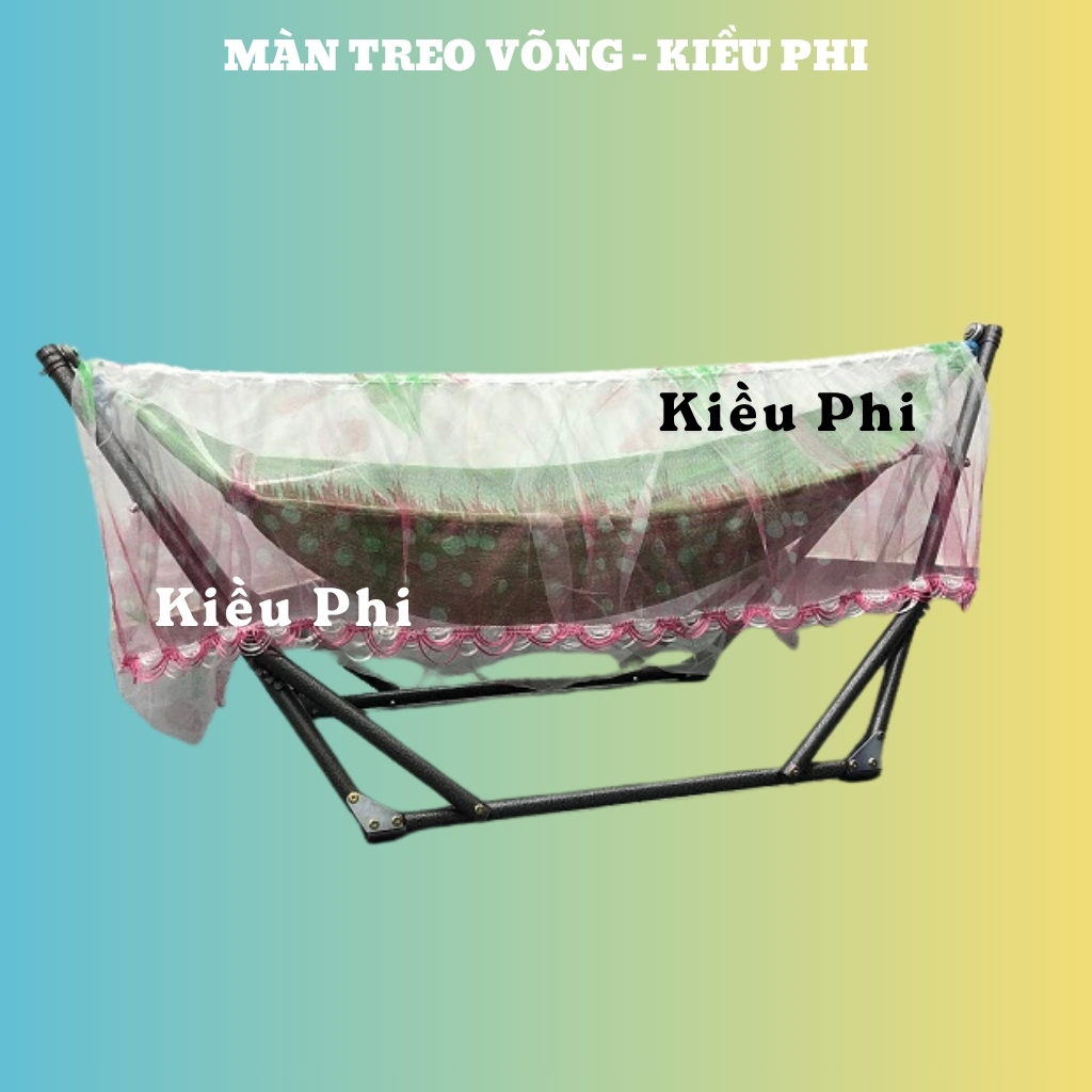 Mùng Treo Võng Kiều Phi Cao Cấp Chất Liệu Mịn Thoáng Chống Muỗi Tốt Gấp Gọn Tiện Lợi Mang Đi Du Lịch Dã Ngoại