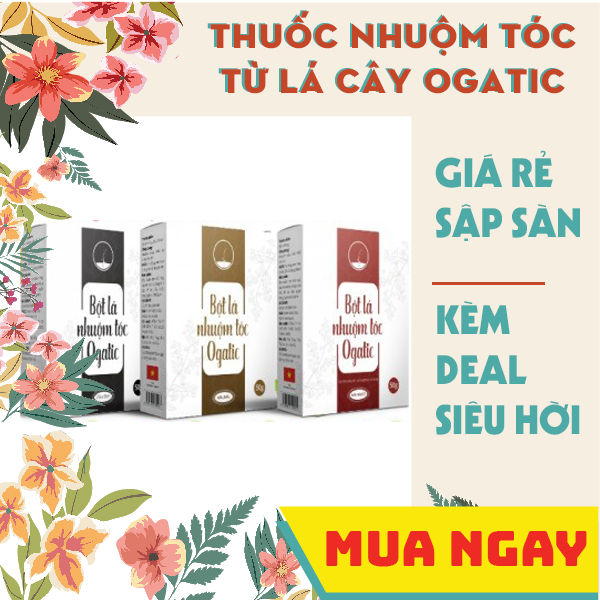 Bột Lá Nhuộm Tóc Ogatic Sản Phẩm An Toàn Không Hóa Chất