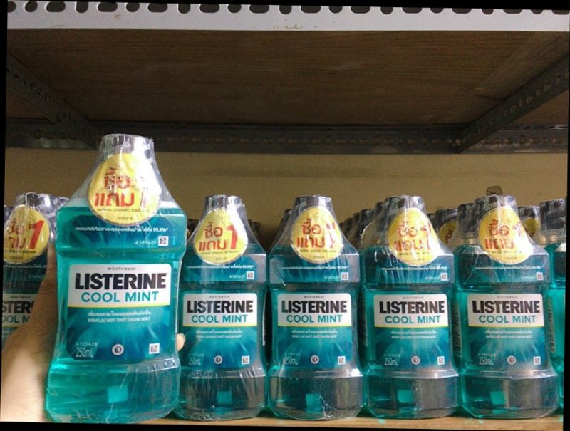 [HCM]SỈ 6 CHAI SÚC MIỆNG LISTERINE COOL MINT 250ML THÁI LAN