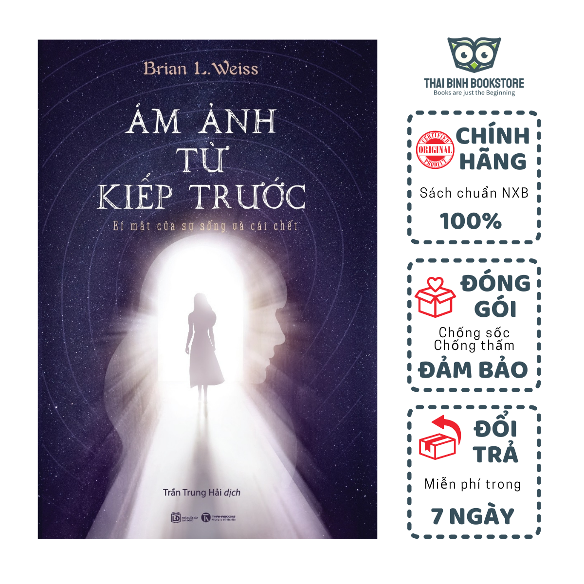 Sách - Ám Ảnh Từ Kiếp Trước - Bí Mật Của Sự Sống Và Cái Chết(Tái Bản) - Brian L Weiss - Thái Bình Bo