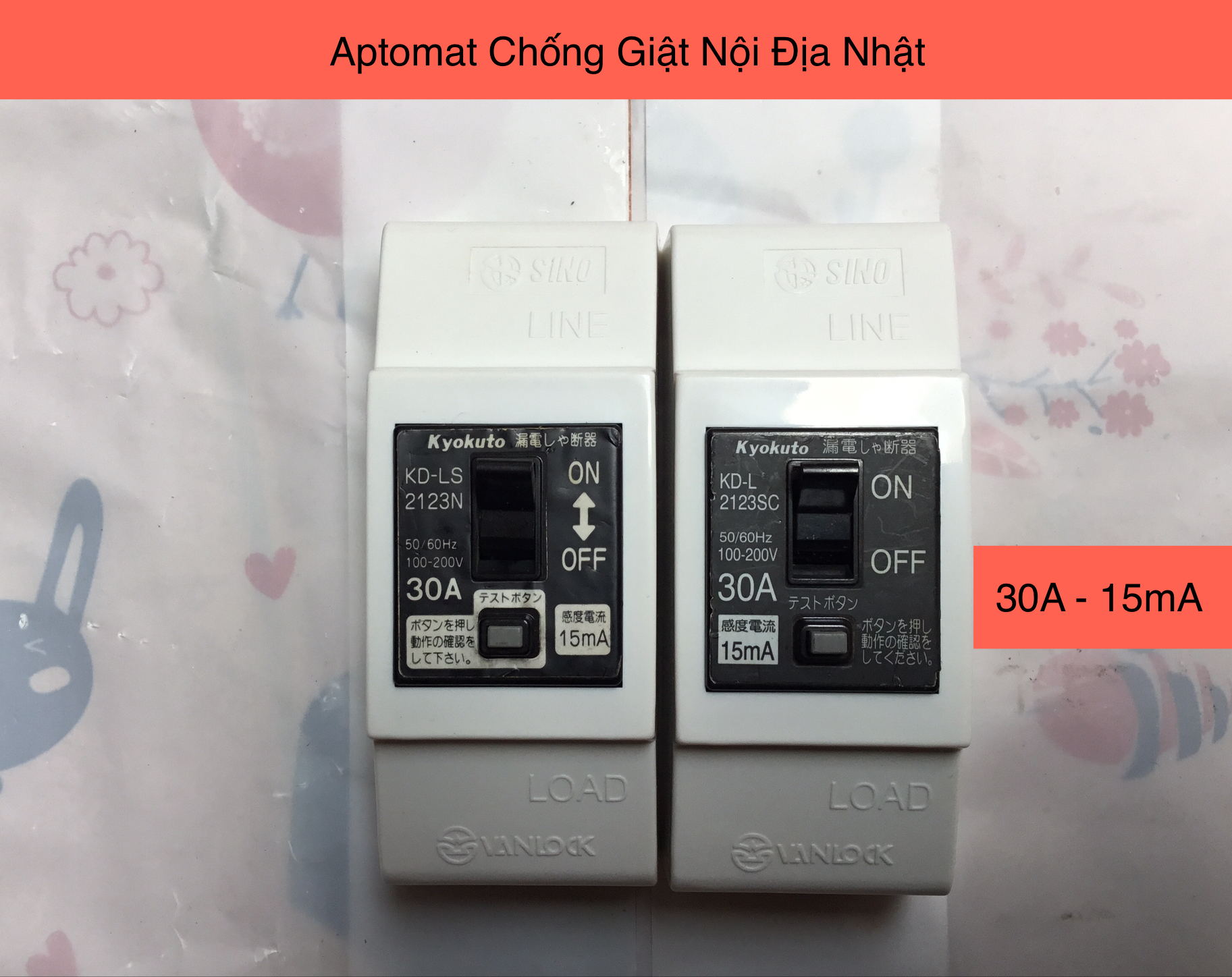 CB Chống Giật - Aptomat Chống Giật Nội Địa Nhật 30A 15mA