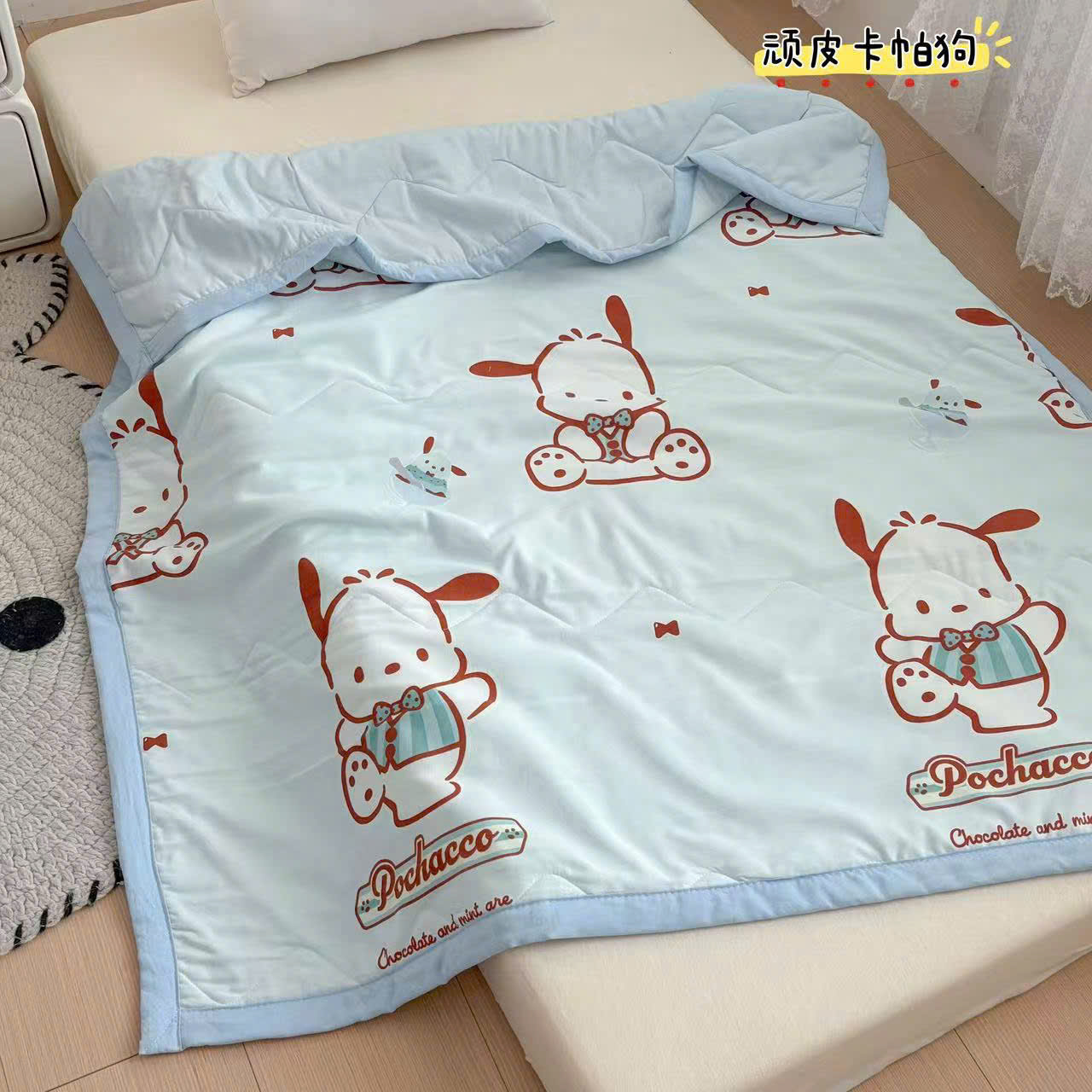Chăn cotton đũi Disney cho bé kích thước 1m1x1m5 Mền hè cho bé chất liệu đũi cotton thoáng mát mềm mại mẫu mới