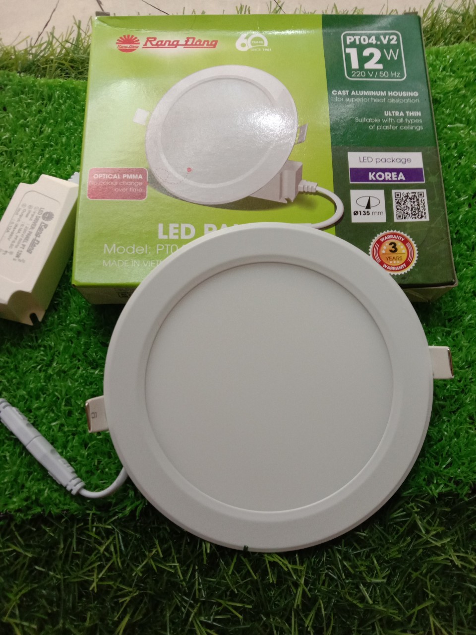 Đèn led âm trần Rạng Đông 9w12w PT04.V2