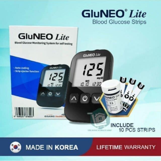 Máy Đo Đường Huyết Gluneo Lite - Máy Đức