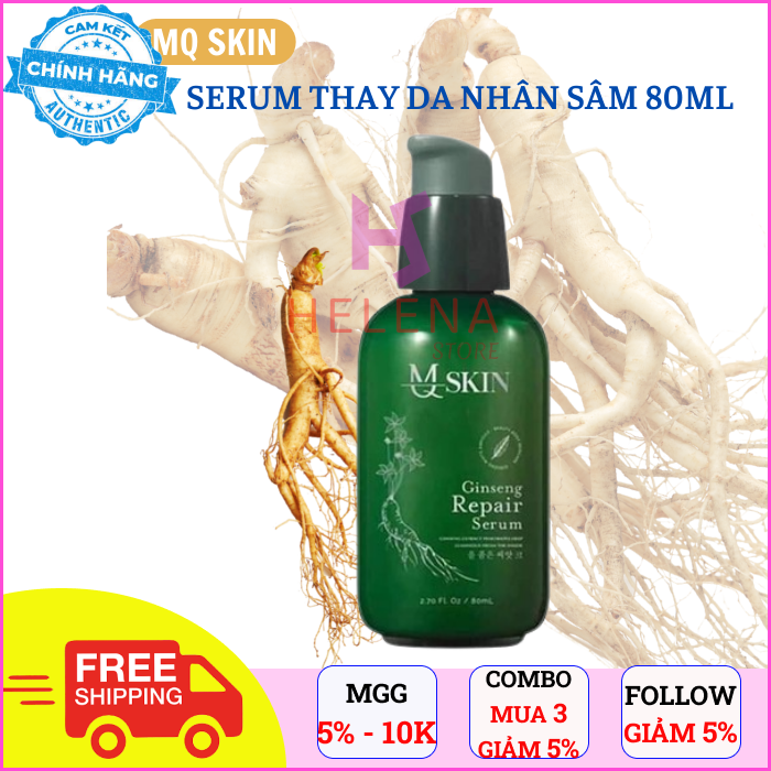 [Hcm]Serum Thay Da Nhân Sâm Mq Skin (80Ml) Serum Dưỡng Da Giảm Mụn Chống Lão Hóa