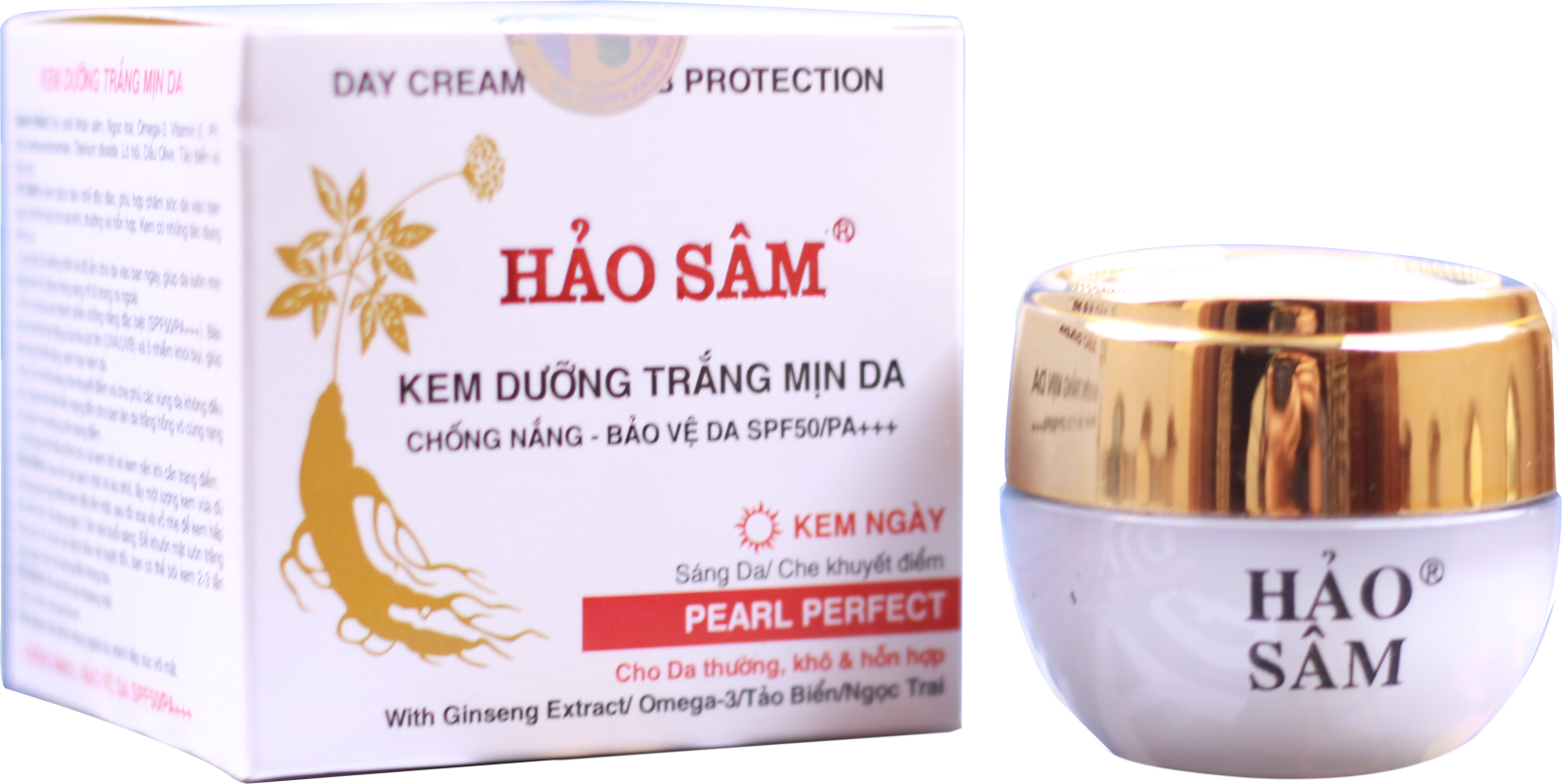 [Hcm]Kem Hảo Sâm Dưỡng Trắng Mịn Da - Chống Nắng