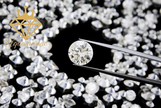 (Size 1.4 mm) Kim cương nhân tạo Mỹ Moissanite size tấm màu trắng
