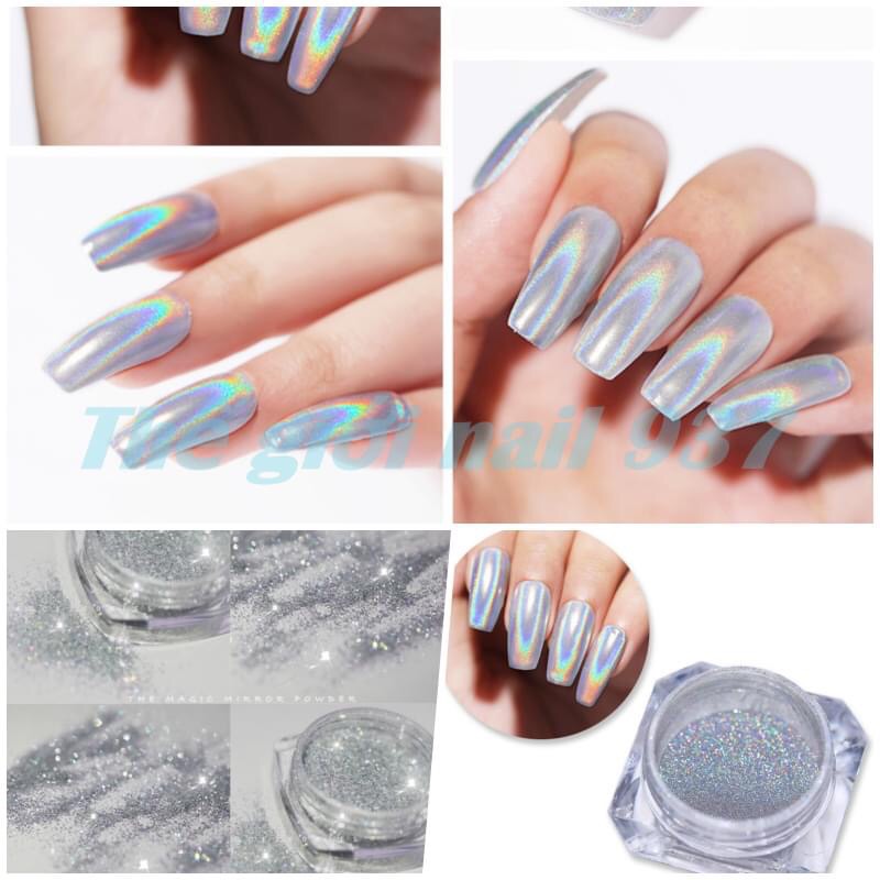 [HCM]Bột nhũ tráng gương cầu vồng - Thế giới nail 937