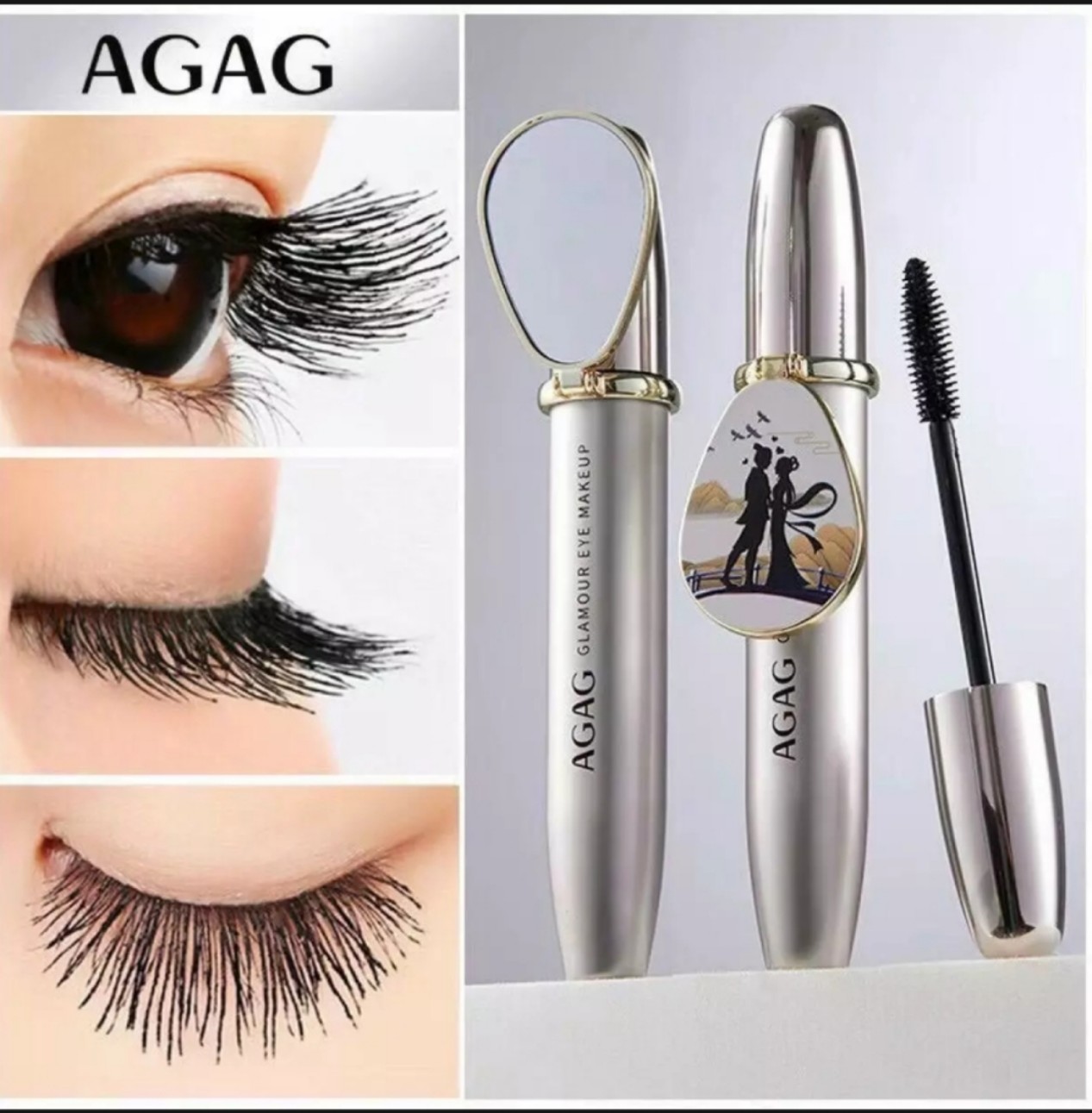 [Hcm]Mascara Agag Siêu Phẩm Có Gương Kèm Tiện Lợi