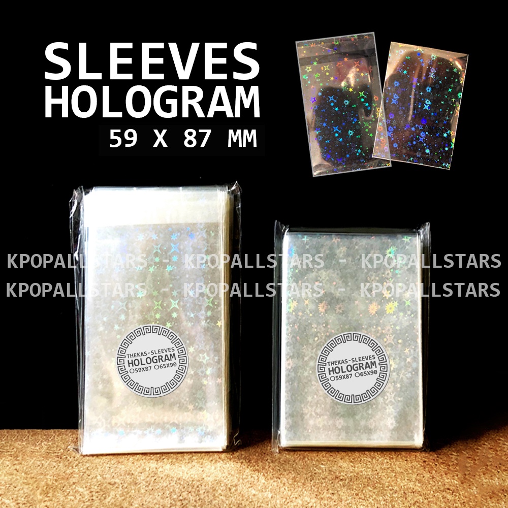 Xấp 10-50 bọc bài Sleeves Card hologram 5 hiệu ứng bảo vệ card - phù hợp với nhiều loại thẻ bài Yugi