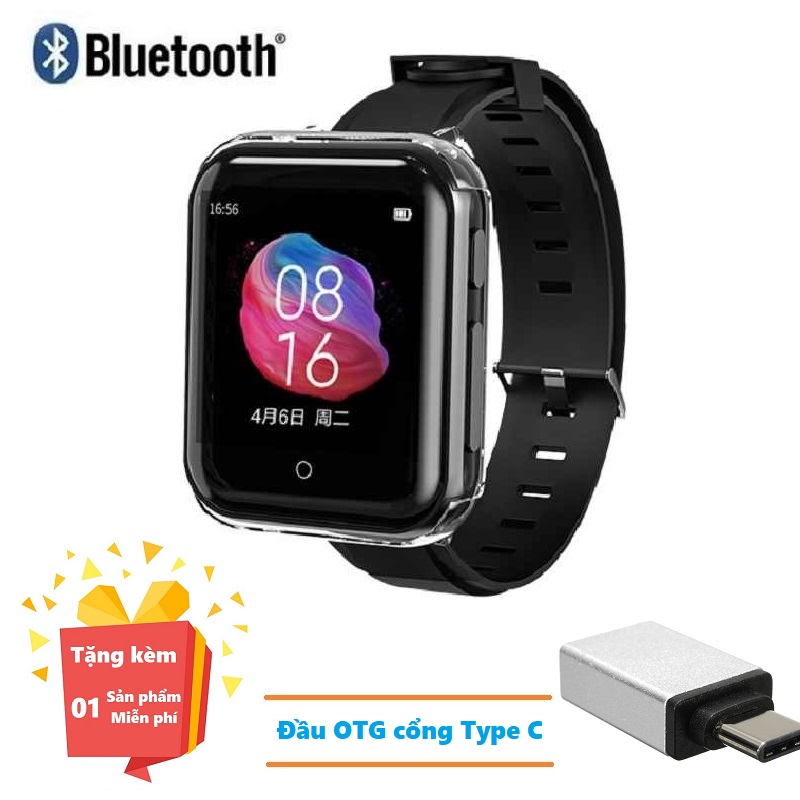 ( Quà tặng Đầu OTG cho điện thoại Android cổng Type C ) Máy nghe nhạc Bluetooth Ruizu M8 - Máy nghe 