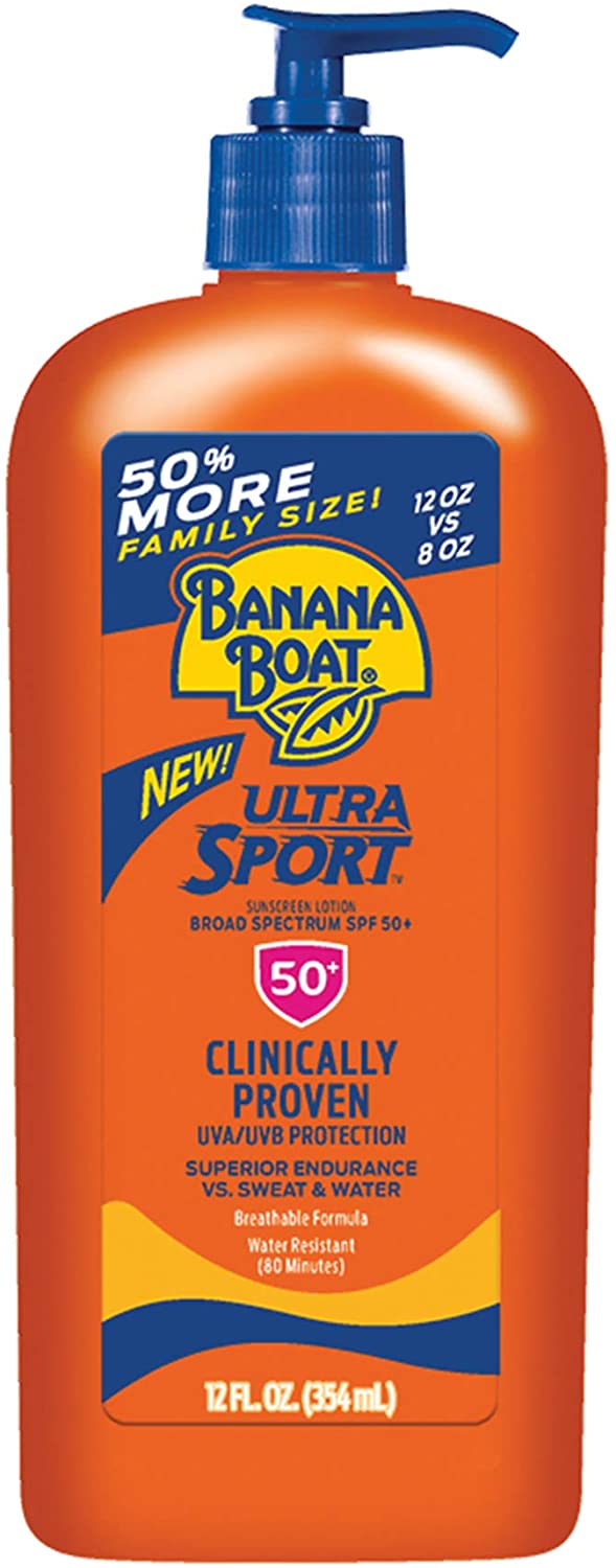 Kem Chống Nắng Thể Thao Kháng Nước Banana Boat Ultra Sport Sunscreen Lotion Spf 50+ 354Ml (Mỹ)