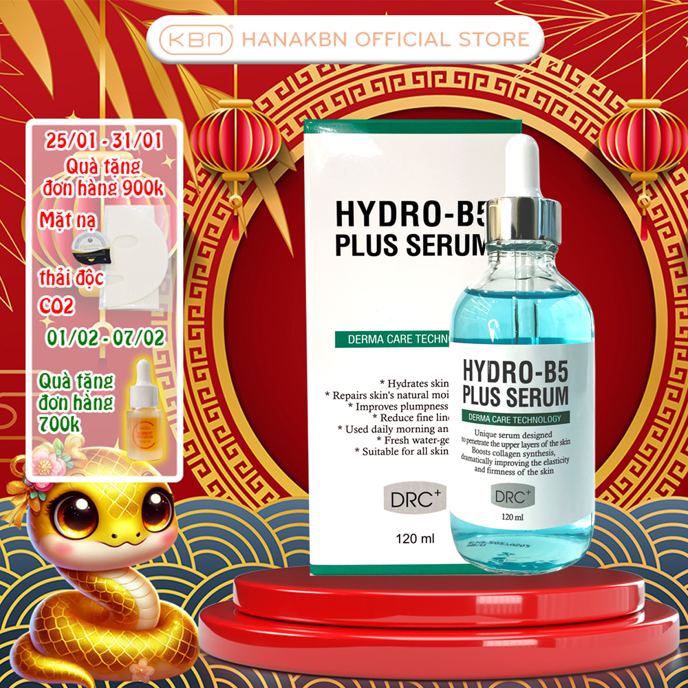 [KHUYẾN MÃI] Serum Hydro B5 Plus Dưỡng Chất Chuyên Sâu Hỗ Trợ Phục Hồi Da DRC+ 120ml