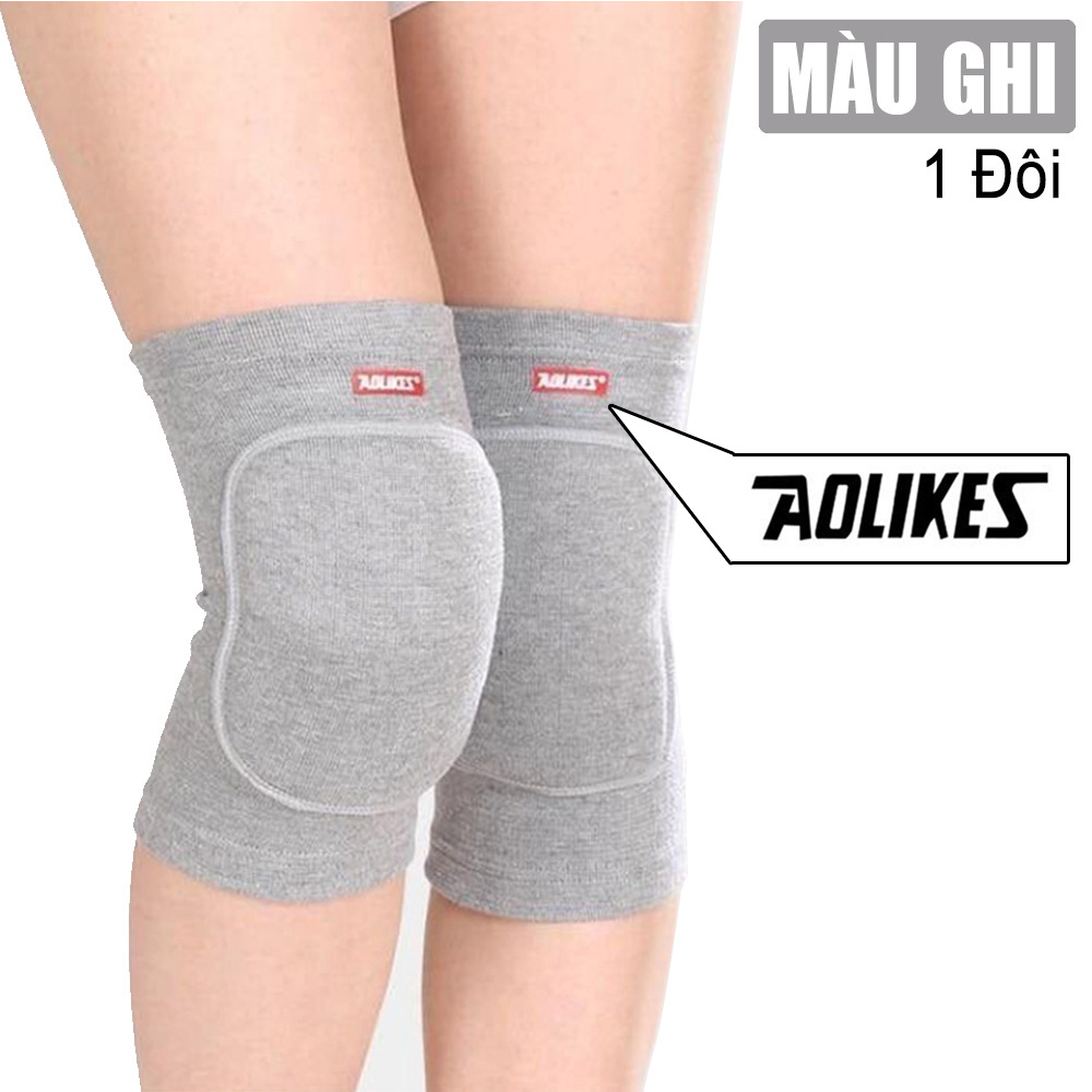 Miếng đệm đầu gối Bó gối tập Yoga Đai xỏ gối tập gym Băng gối thể thao cho nữ chính hãng AOLIKES