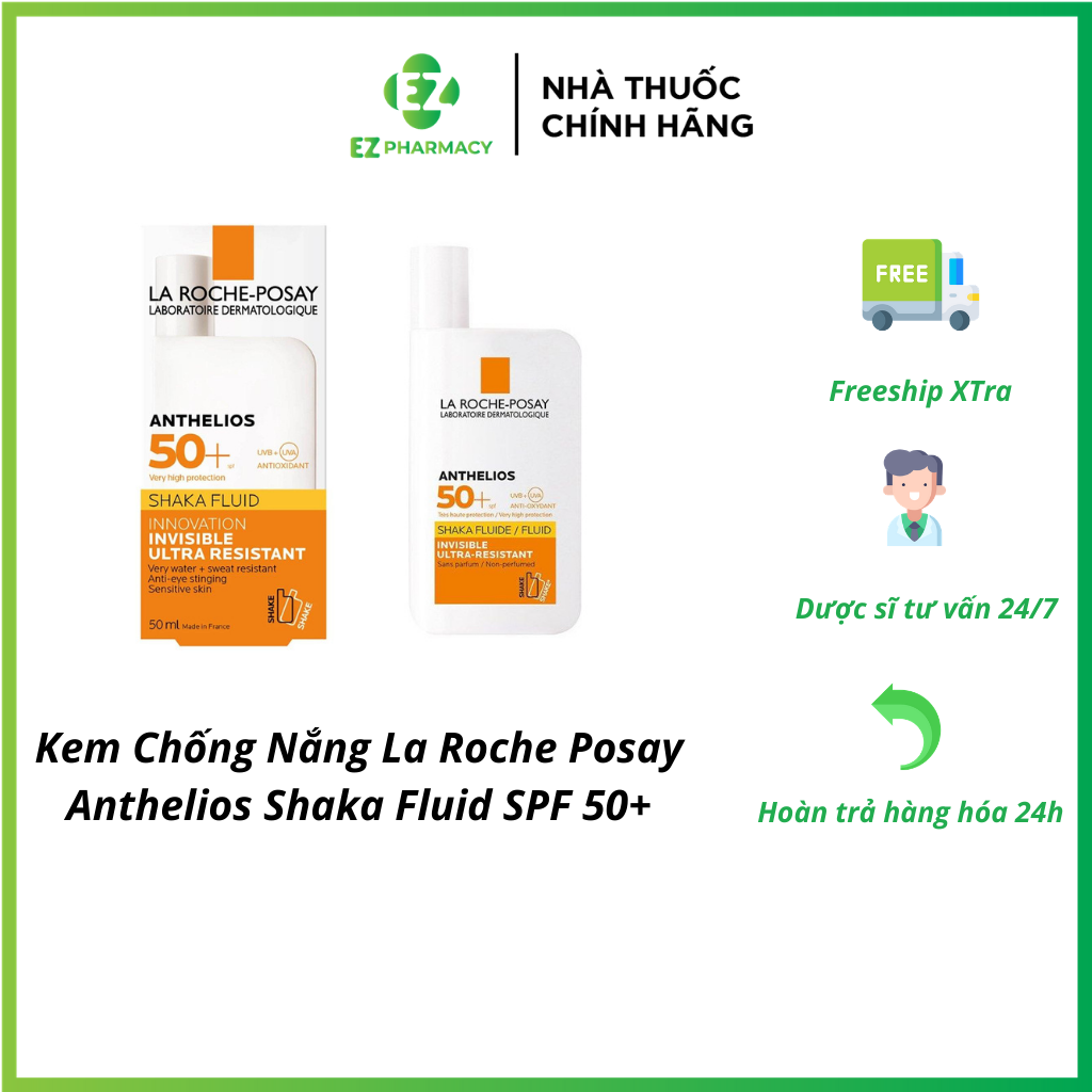 Kem Chống Nắng La Roche - Posay Anthelios Shaka Fluid Spf50+