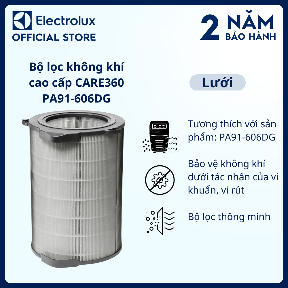 Bộ lọc không khí cao cấp Electrolux CARE360 PA91-606DG EFDCAR6
