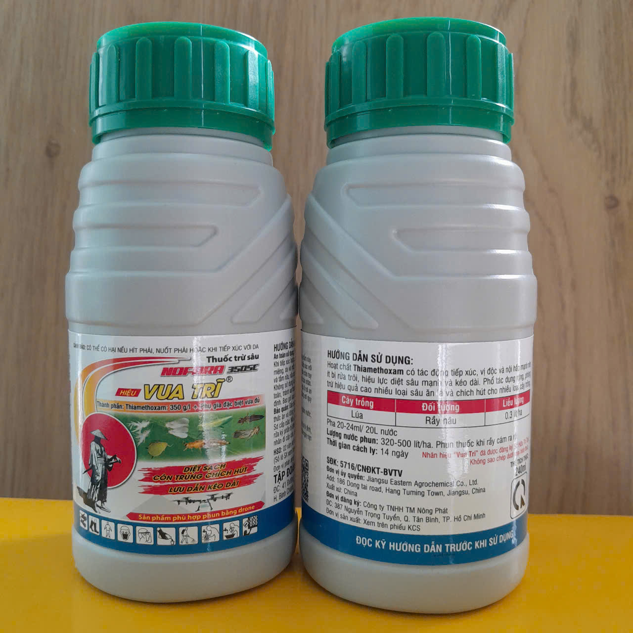 Thuốc trừ sâu Nofara 350SC Hiệu Vua Trĩ Chai 240mlthành phần thiamethoxam 350g/lđặc trừ rầy nâu bọ t