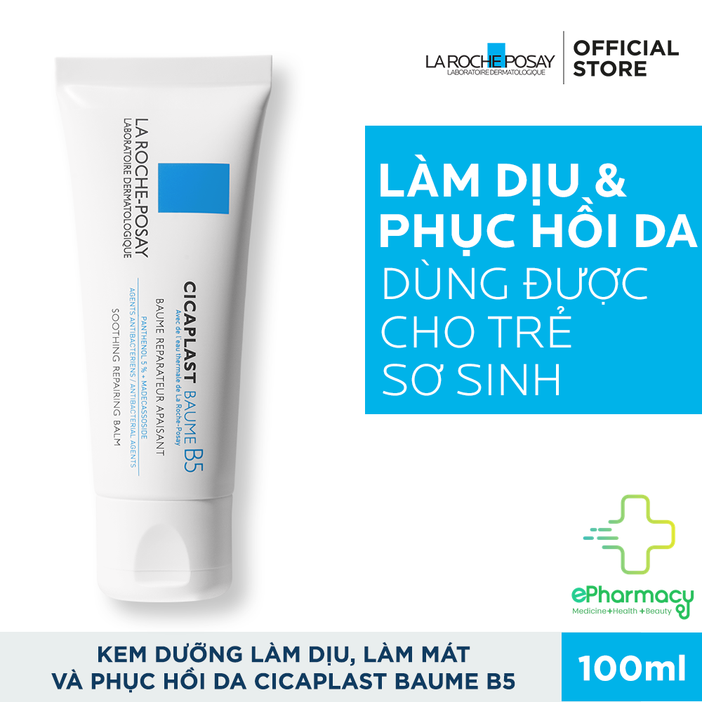 Kem dưỡng B5 LA ROCHE-POSAY Cicaplast Baume B5 Soothing Repairing Balm làm dịu và phục hồi da