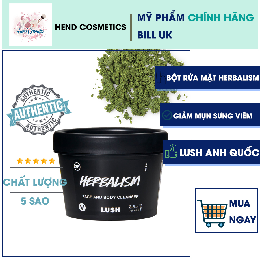 Bột Rửa Mặt Lush - Herbalism Fresh Cleanser