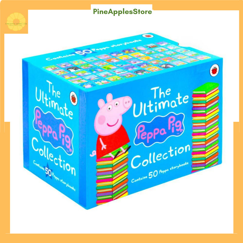 Truyện Bộ Peppa Pig Xanh 50 cuốn nhập khẩu- The Ultimate Peppa Pig Collection 50 Books Set