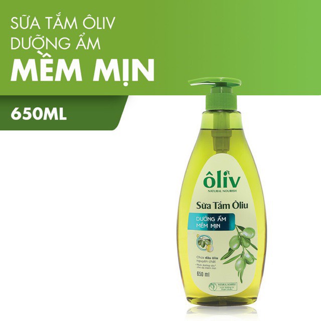 [Hcm]Sữa Tắm Ôliv 650Ml Dưỡng Ẩm Mềm Mịn