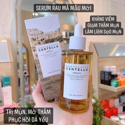 Serum Rau Má Khử Mụn Trắng Da Skin1004 Centella 100Ml