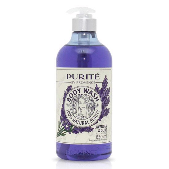 [Hcm]Sữa Tắm Purite By Provence Hoa Oải Hương 850Ml