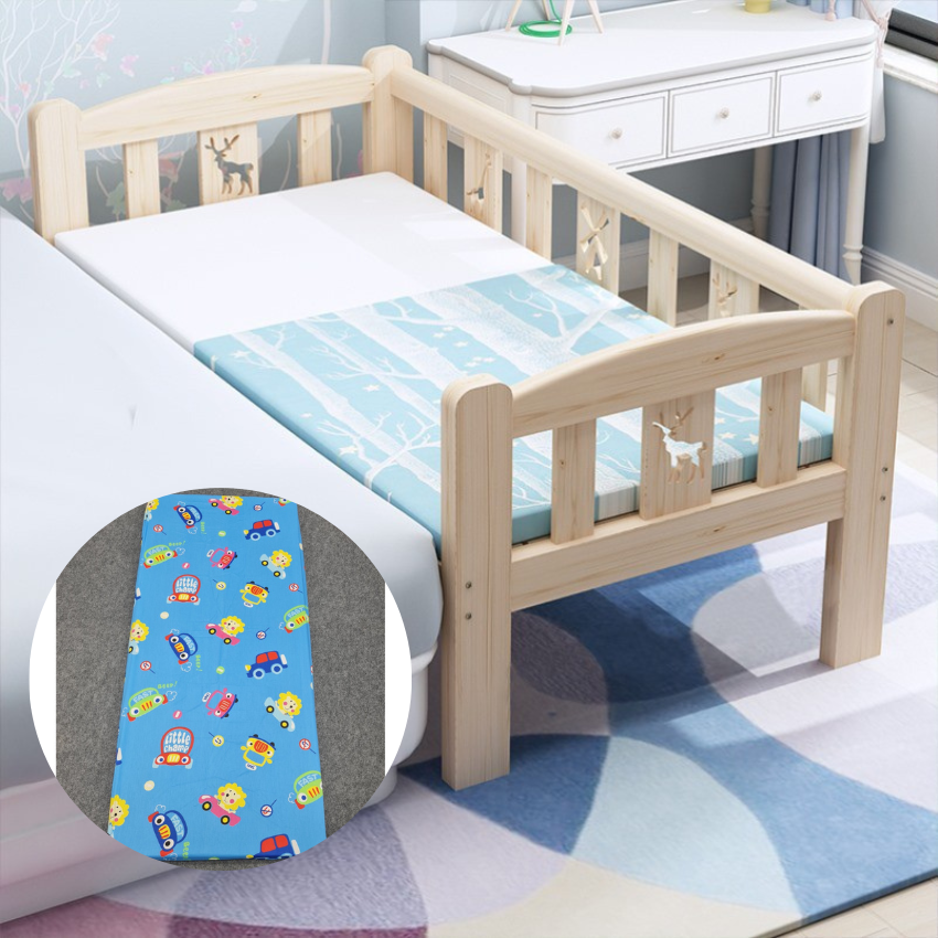 Giường cũi cho bé quây 3 và 4 mặt ghép cạnh giường bố mẹ Giường cho bé nhiều kích thước Giường trẻ em gỗ thông chịu lực tốt an toàn cho sức khỏe bé thiết kế thông minh baby bed baby crib. - HAPPU HOME