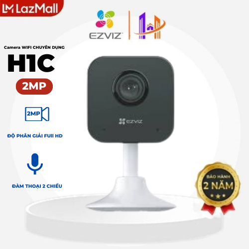 Camera Trong Nhà EZVIZ H1C 2MP 1080P - Góc Nhìn Rộng Đàm Thoại 2 Chiều Hồng Ngoại 10 Mét Hổ Trợ SD L
