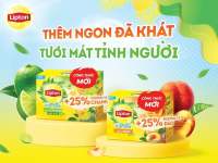 Trà Lipton Ice Tea trà vị đào vị chanh mật ong hộp 224g (16 gói x 14g)