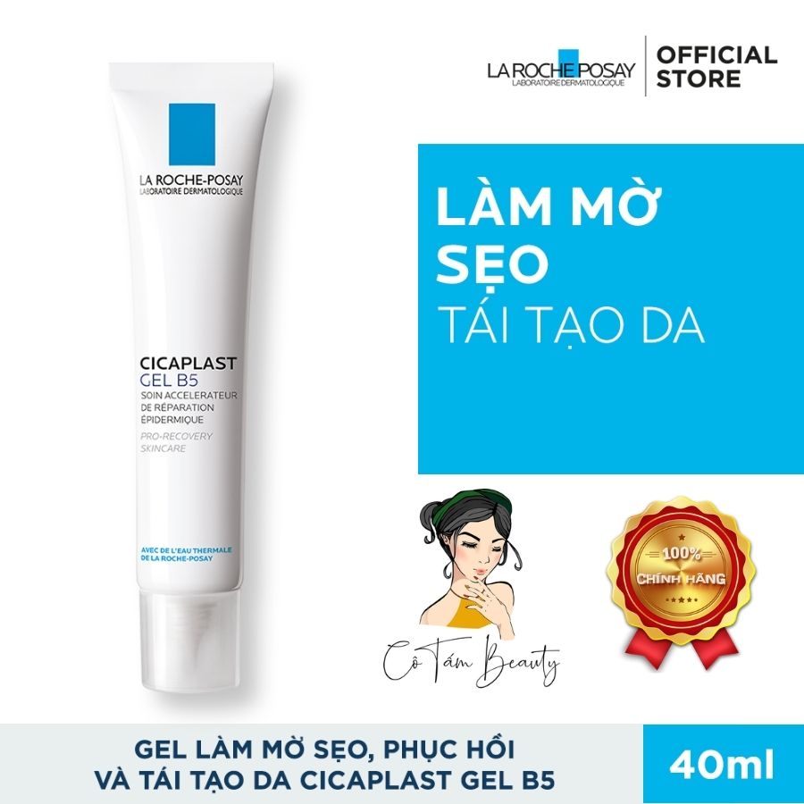 [Hcm]Kem Dưỡng Dạng Gel Giúp Làm Mờ Sẹo Phục Hồi & Tái Tạo Da La Roche - Posay Cicaplast Gel B5 40Ml