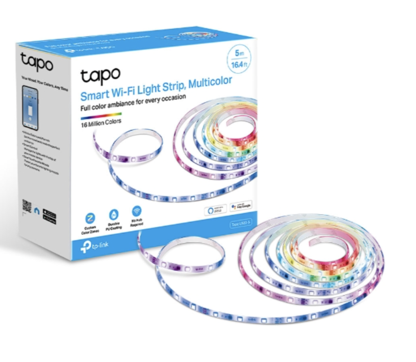 Đèn LED dây TP-Link Tapo L900-5/ Tapo L920-5 kết nối Wifi thay đổi 16 triệu màu dài 5 mét điều khiển