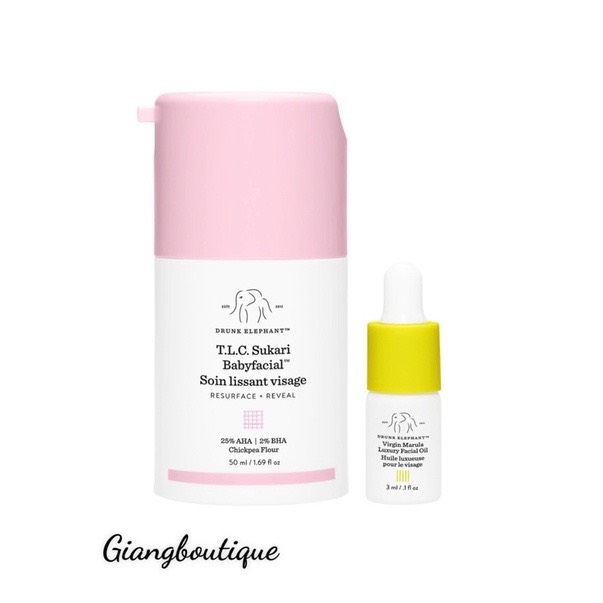 Mặt Nạ Tái Tạo Tẩy Da Chết Da Drunk Elephant T.l.c Sukari Babyfacial