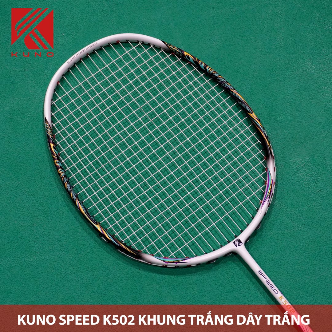 Vợt Cầu Lông Kuno Speed K502 Chính Hãng Chất Liệu Carbon 4U Đã Đan Lưới Chuyên Công