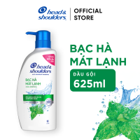 Dầu Gội HEAD & SHOULDERS Sạch Gàu Bạc Hà Mát Lạnh/ Giảm Ngứa Da Đầu/ Suôn Mềm Óng Mượt Chai 625ML