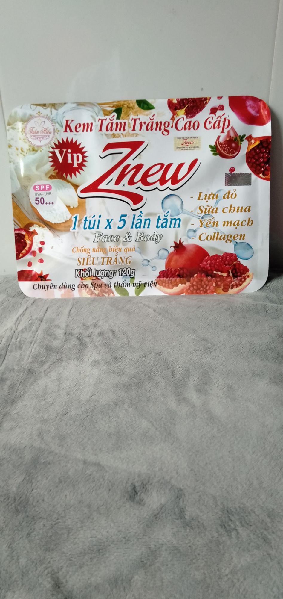 Kem Tắm Trắng Cao Cấp Znew 120G