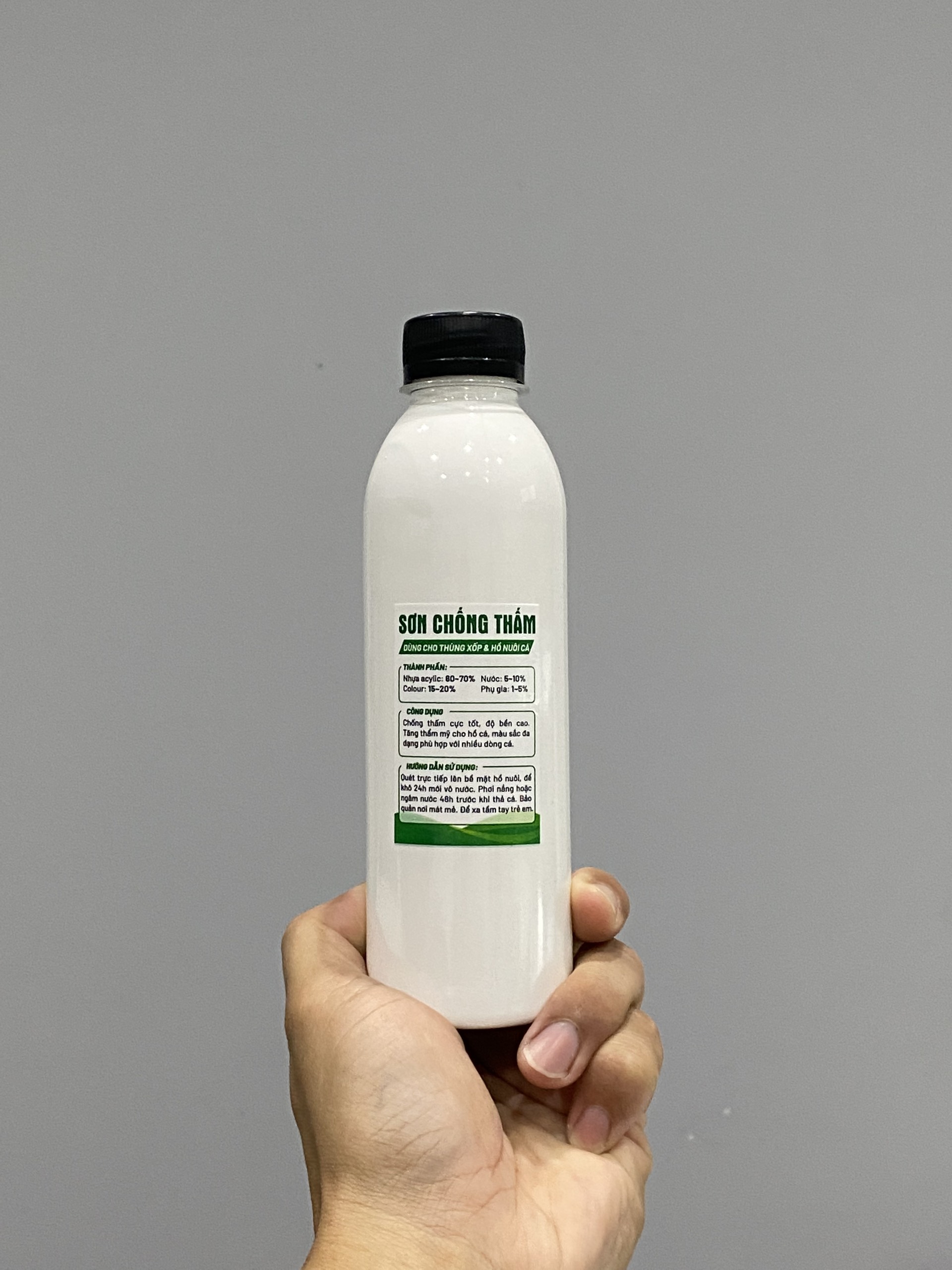 Sơn Chống Thấm Thùng Xốp Nuôi Cá Hồ Cá Cảnh - Nhiều Màu Sắc cho Hồ Cá Thêm Lung Linh