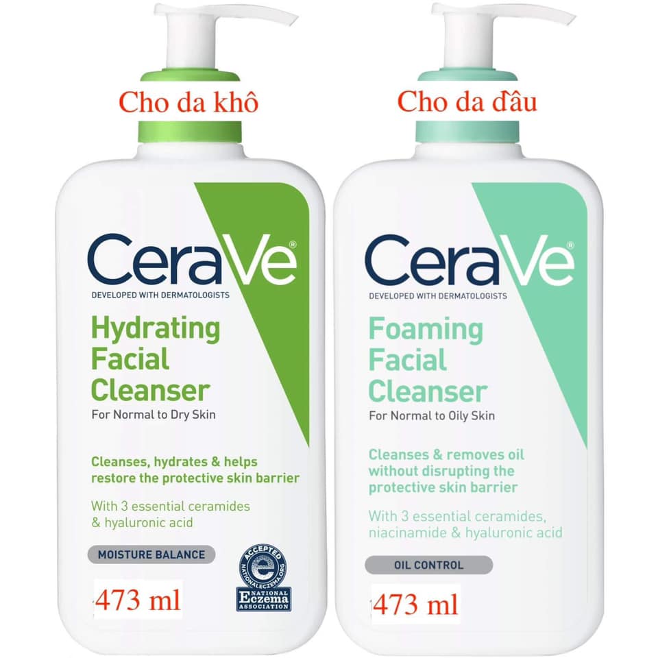 [SẴN] Sữa rửa mặt CERAVE Cleanser 473 ml