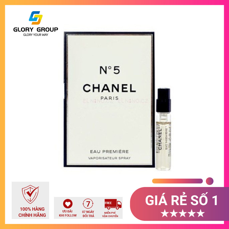 Nước Hoa Mini Nữ N5 Eau De Parfum 1.5Ml Cao Cấp Hương Liệu Pháp Lưu Hương Siêu Lâu { Tặng Kèm Một Miếng Mặt Nạ Vt Cao Cấp Khi Mua Kèm Sản Phẩm}