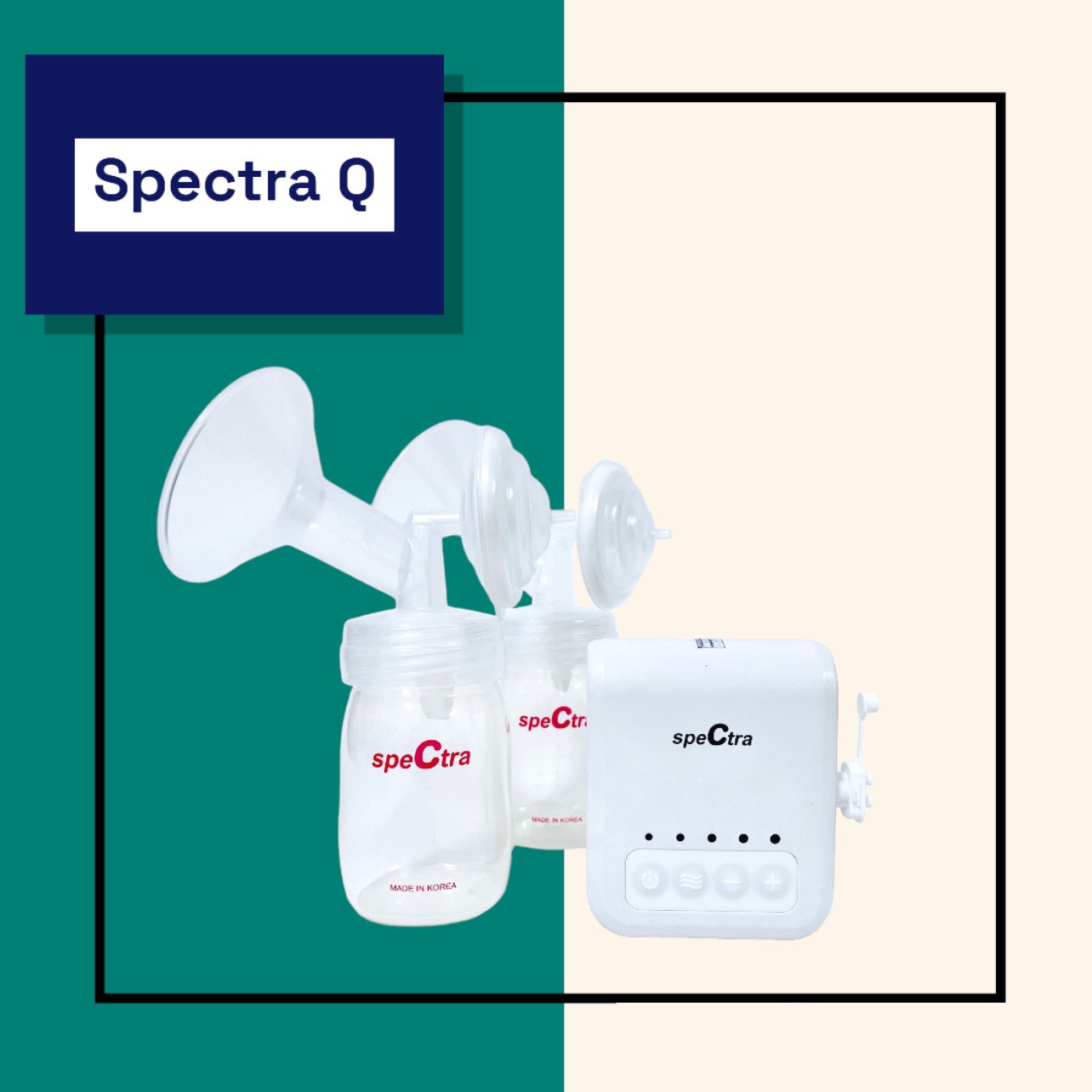 Máy hút sữa mini Spectra Q Hàn Quốc Bảo hành chính hãng 12 tháng