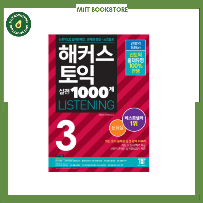 Sách Hacker TOEIC 3 Reading&ListeningTặng kèm file nghe và đáp án