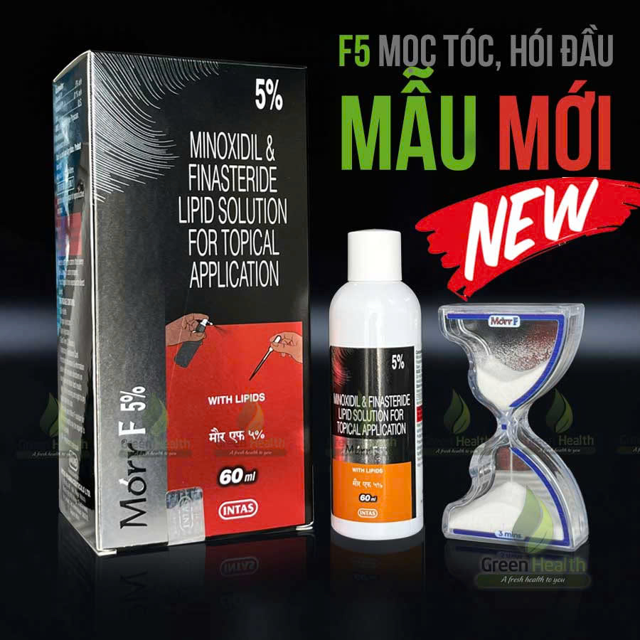 1 lọ Morr F5% Minoxidil hỗ trợ mọc tóc giảm rụng tóc