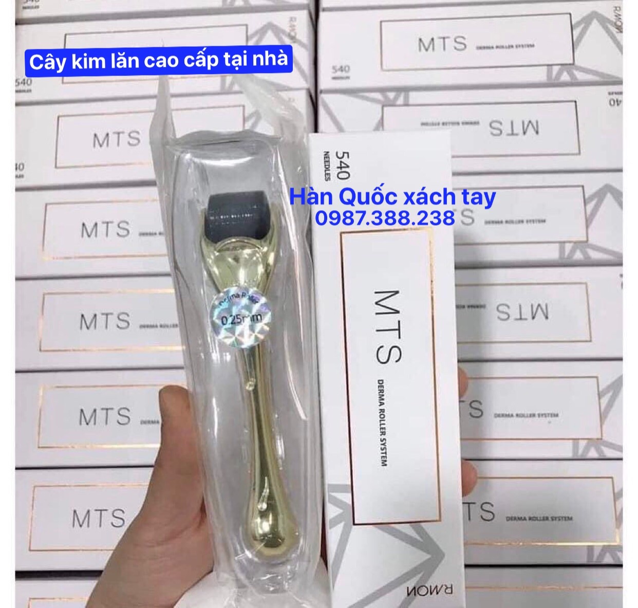 Cây Lăn Kim Cao Cấp Tại Nhà Rmon 0.25Mm Xách Tay Hàn Quốc